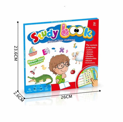 Intelligence Book for Kids , Touch buttons, voice speaking